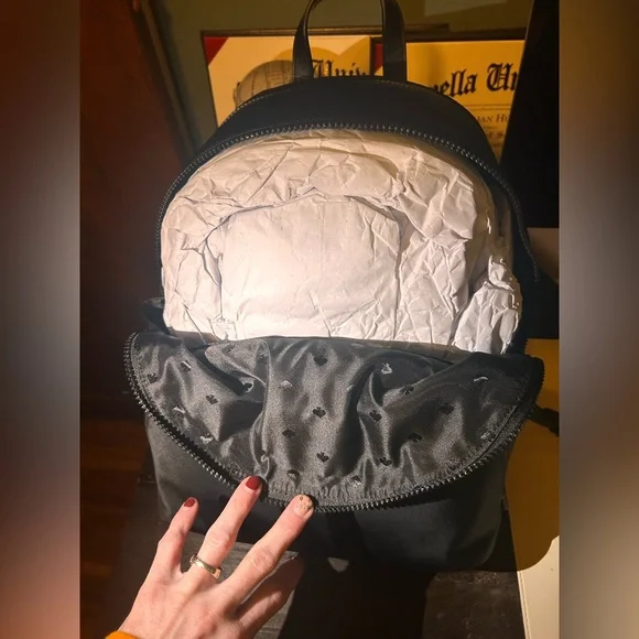 NWT, Kate Spade, Black Nylon Backpack - Picture 5 of 5